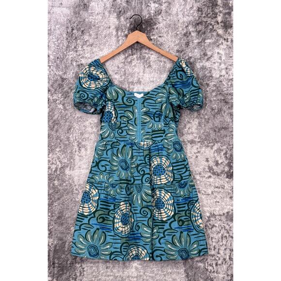 chinese dress ladies Harlow Logo Dress-Cloud Blue Cherry Stripe